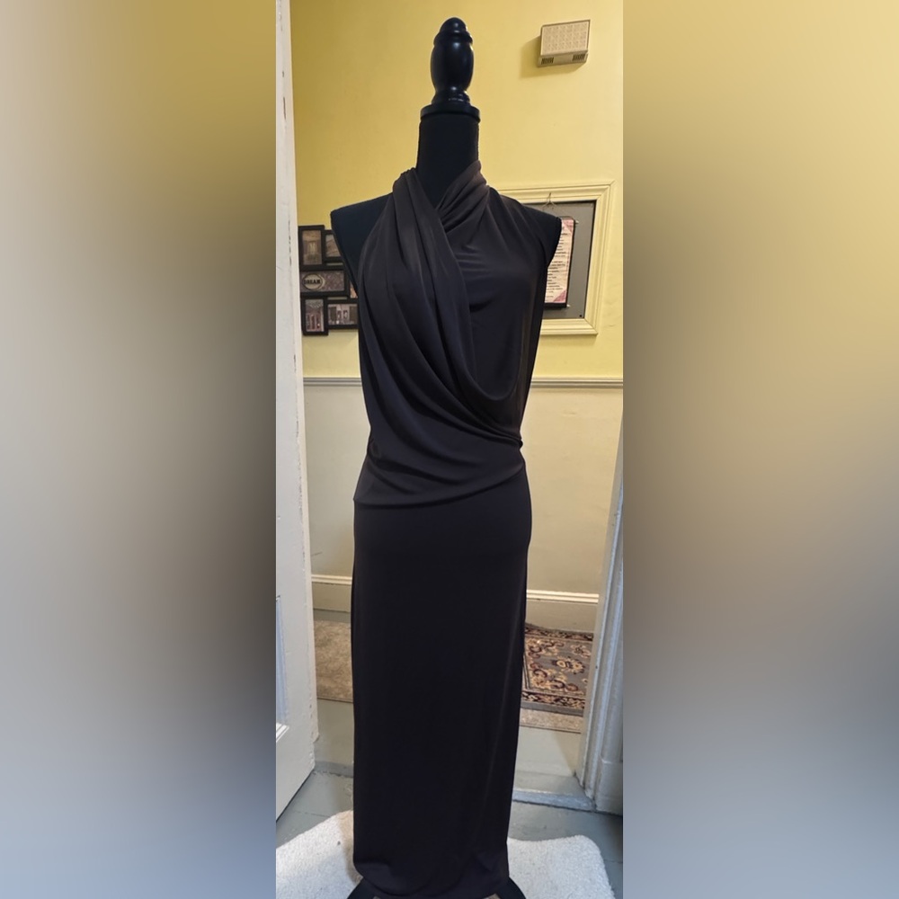 Zara Black Backless Dress